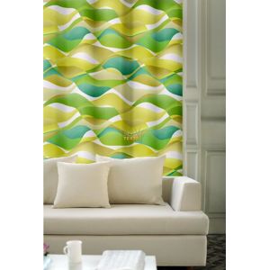 Forbyt, Záves dekoračná, OXY Hawaii 1, béžovo-zelené, 150 cm